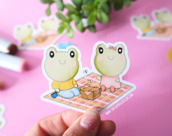 Froggies Die Cut Sticker