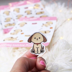 Puppy Sticker Sheet- Cute Dog Stickers-Little Dog Stickers-