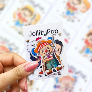 Villains - One Piece - Buggy - Arlong- Matte Vinyl Stickers