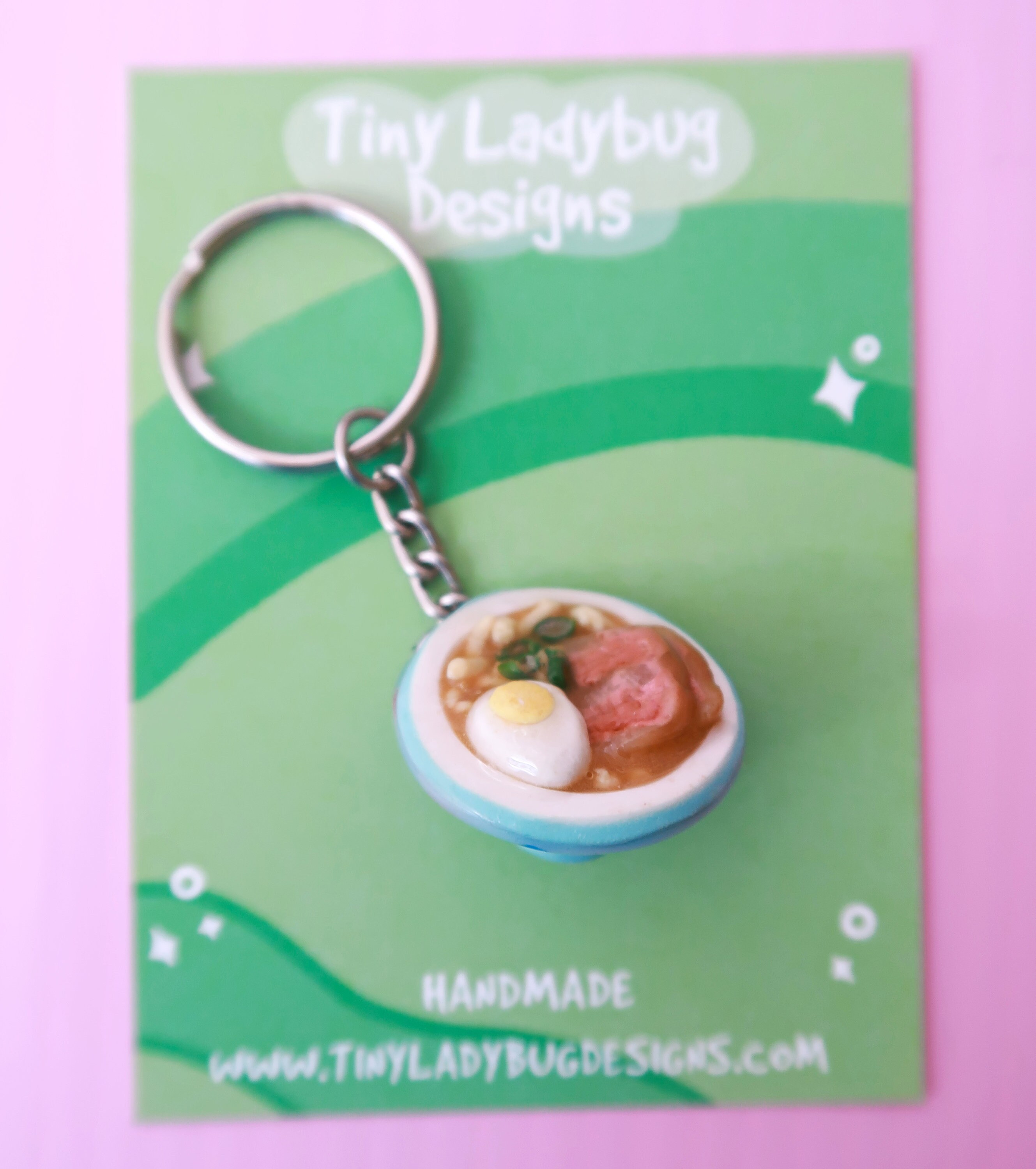 Polymer Clay Ramen Bowl Keychain - Etsy