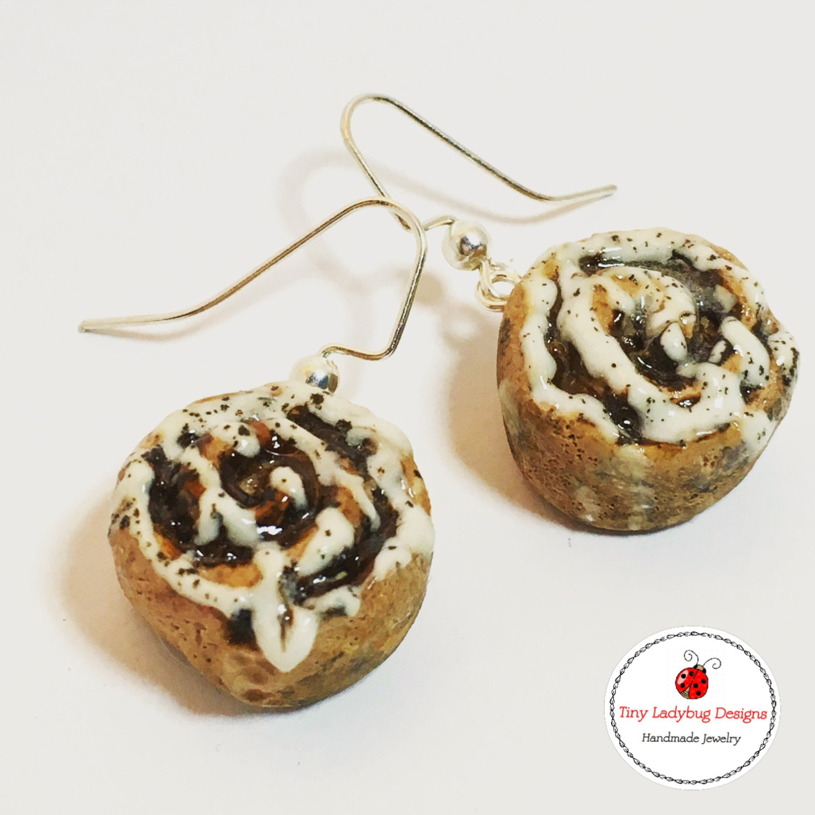 Cinnamon Bun Earrings Cinnamon Roll Miniature Etsy