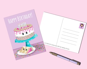 Happy Birthday Postcard