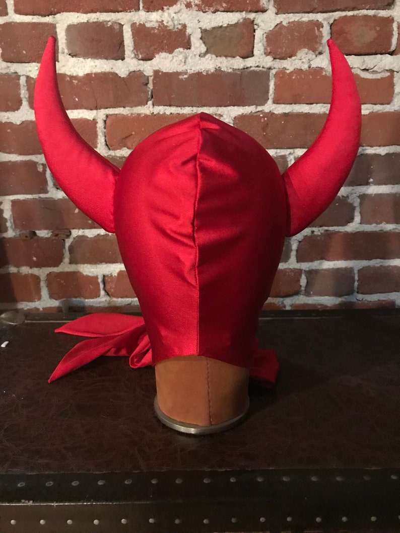 Devil Hood Red Devil Hood Vintage Devil Hood Devil - Etsy