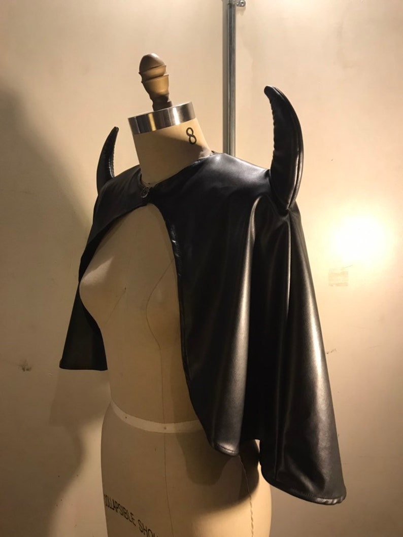 Black Vinyl Devil Cape
