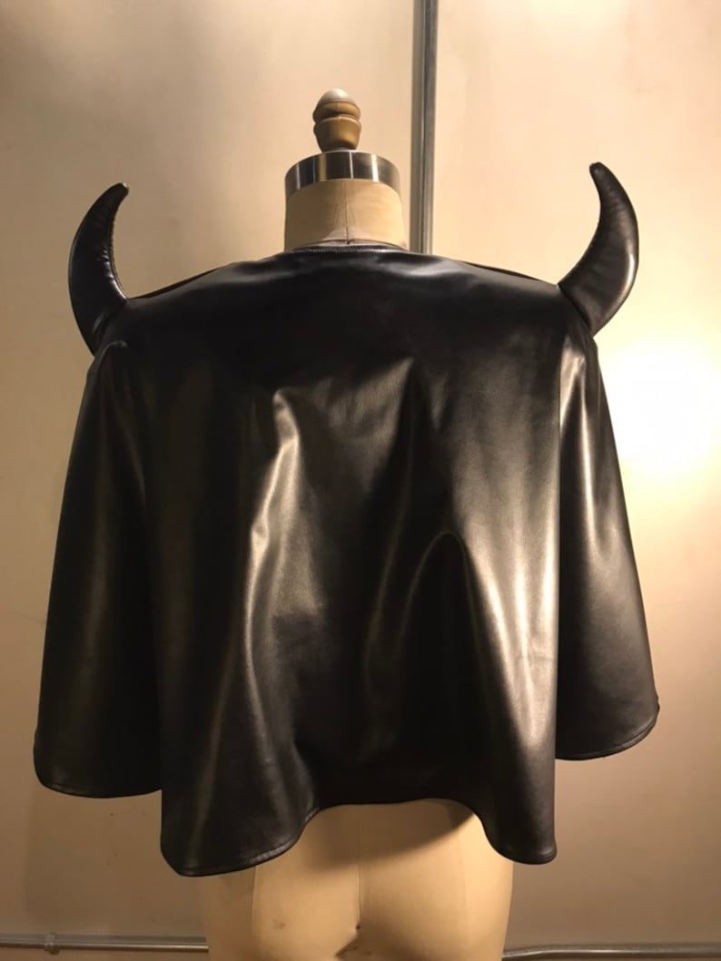 Black Vinyl Devil Cape