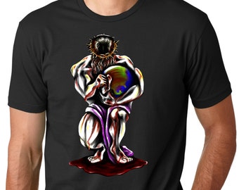 Cleaned and Covered Christian Graphic T-Shirt