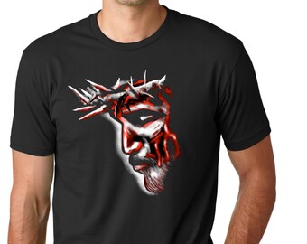 Jesus Profile Graphic T-Shirt: Christian Apparel