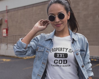 Property of God T-Shirt: Christian Women's Relaxed Fit Tee