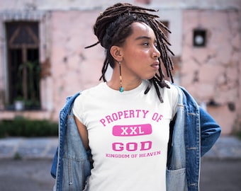 Property of God T-Shirt: Christian Women's Relaxed Fit Tee