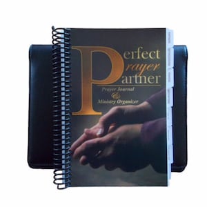 Christian Prayer Journal: Faux Leather Diary with Tabbed Sections