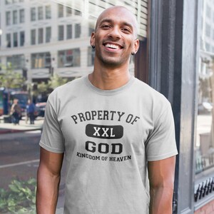 Property of God, Christian T-Shirt, Religious T-Shirt, Unisex T-Shirt, Inspirational Shirt, Jesus, Christian Shirt, Christian Gifts, Faith