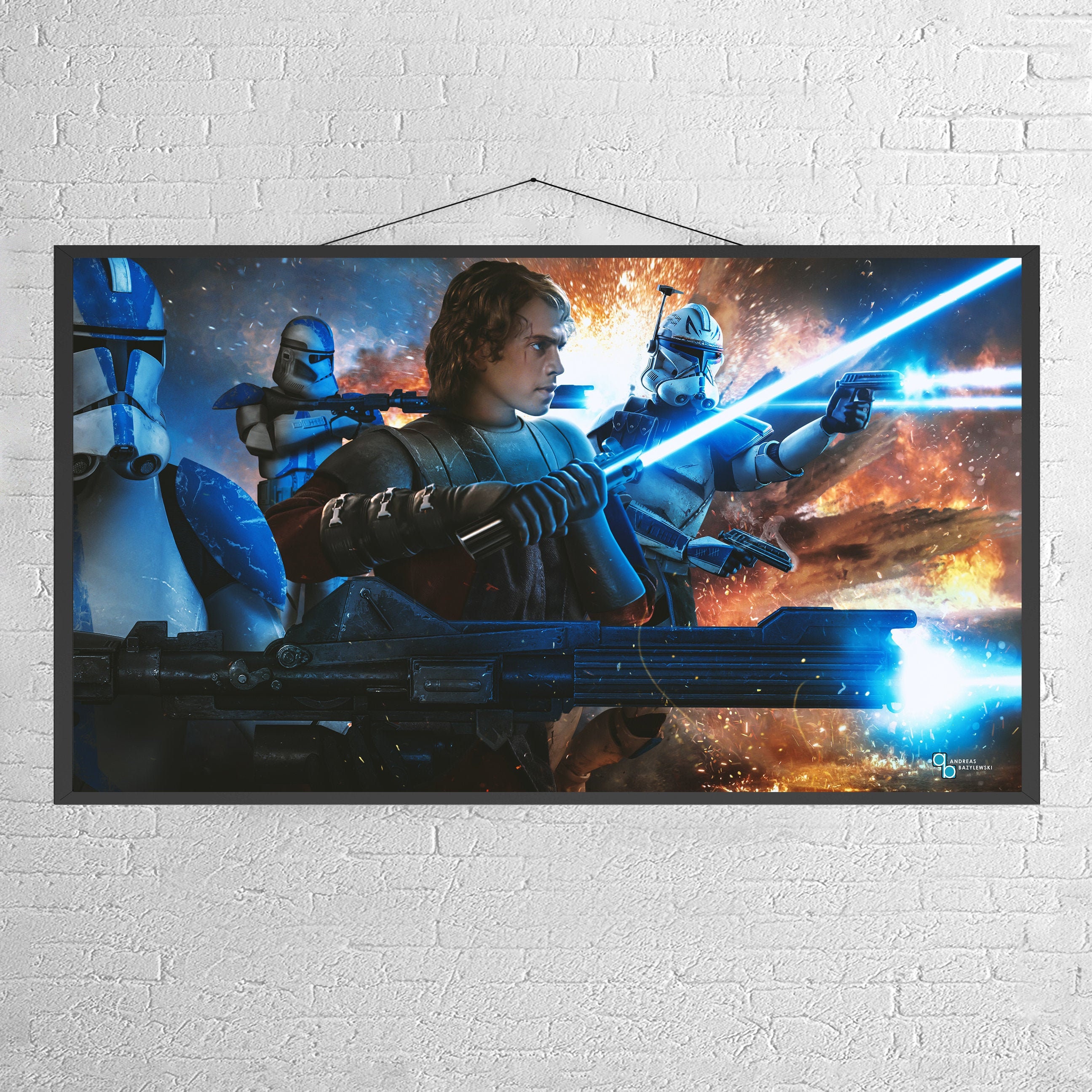 Star Wars Poster Canvas Print Artwork Wall Decor Art: - Etsy