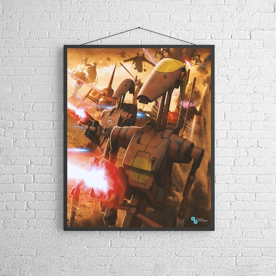 GENERAL GRIEVOUS Star Wars Art Print  Star wars pictures, Star wars ships,  Dark side star wars