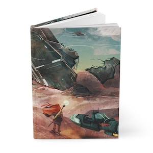 Sci-fi Fantasy Hardcover Character Journal Matte