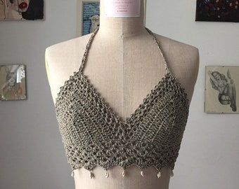 seashell bralette