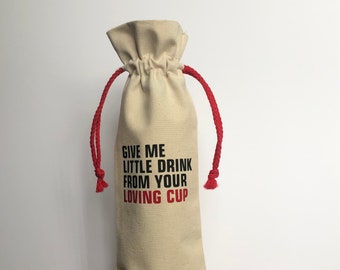 Loving Cup Lyric Wine Bag