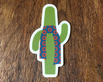Cactus Fishman Sticker