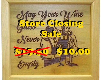 Wine Plaque,Wooden Wine Plaque,Hardwood Wine Decoration, Wooden Engraved Wine Plaque,Wine Wall Hanging,Funny Wine Plaque
