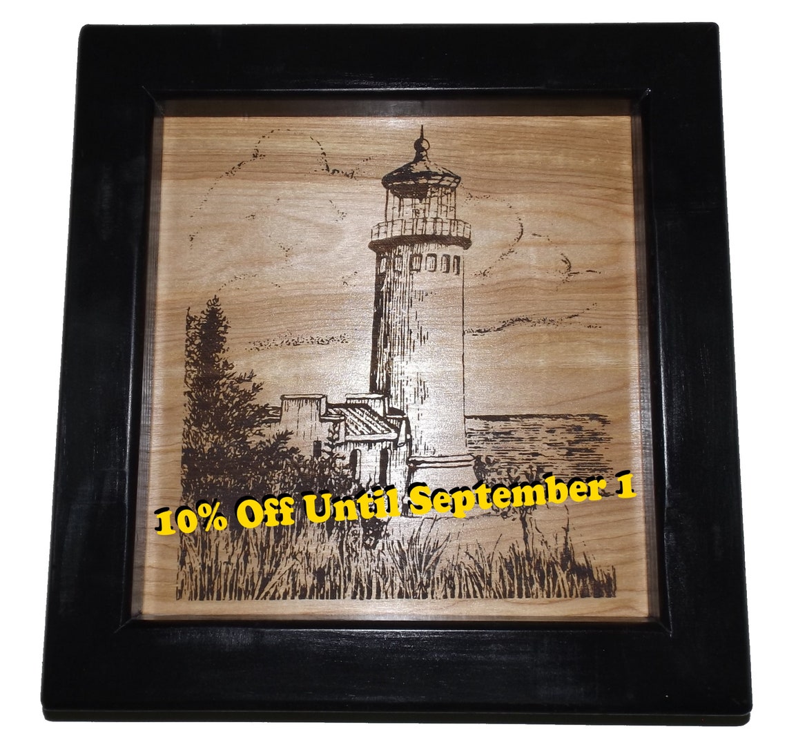 Lighthouse Wall Hanging Laser Engraved Lighthouse Etsy