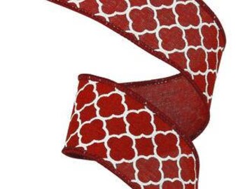 red ribbon etsy