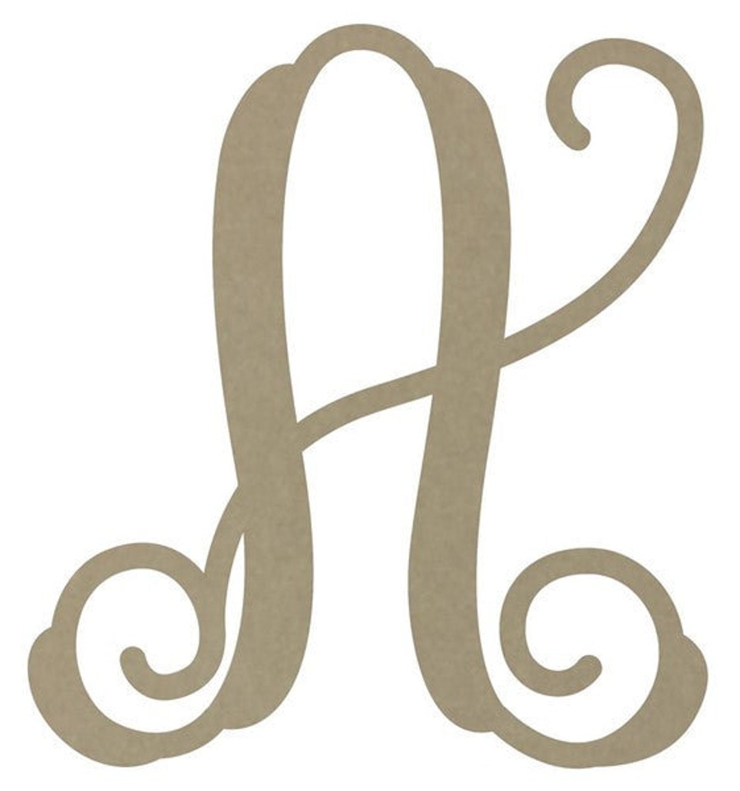 Letter a MONOGRAM Letter 12 - Etsy