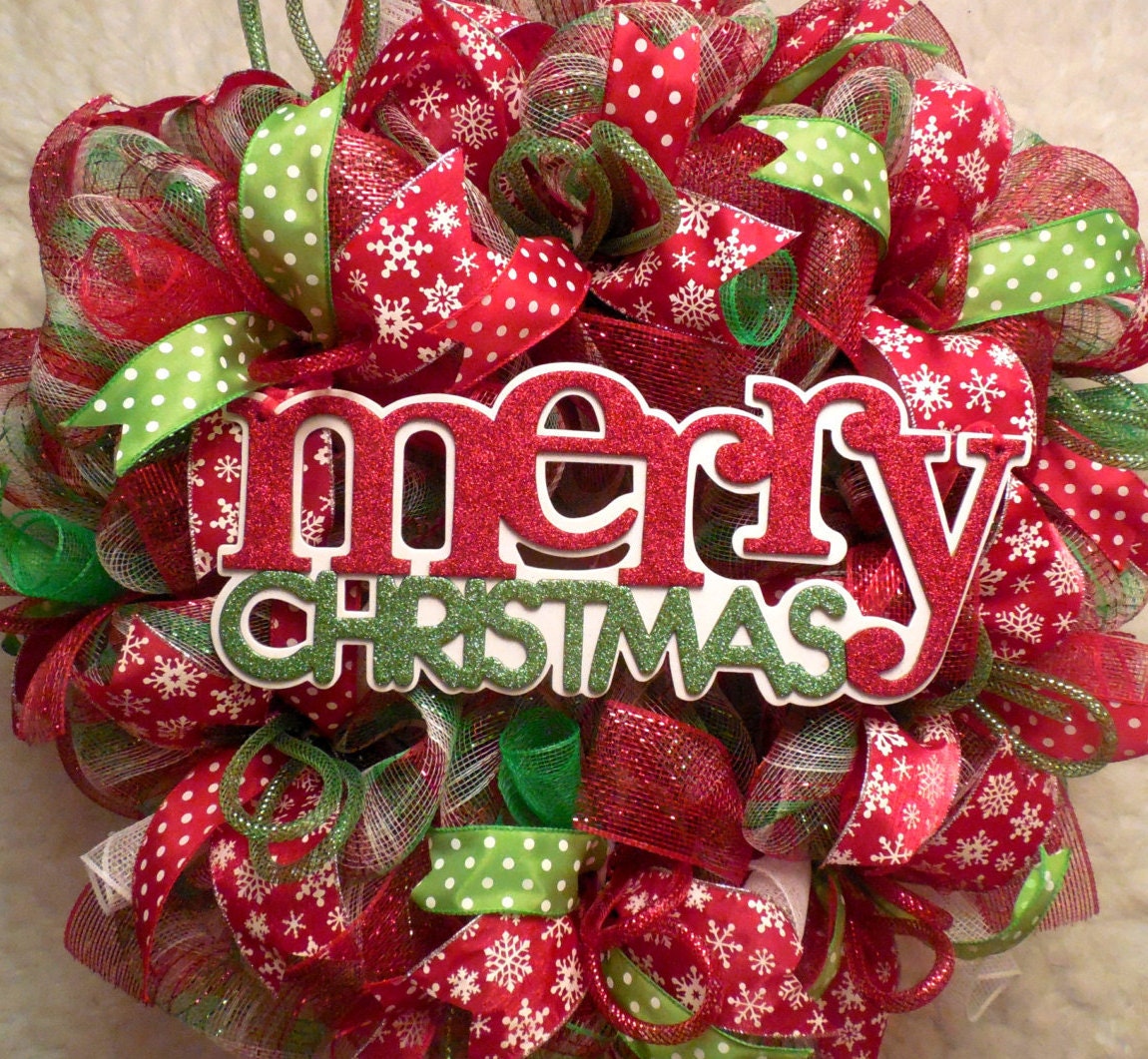 Merry Christmas Wreath 