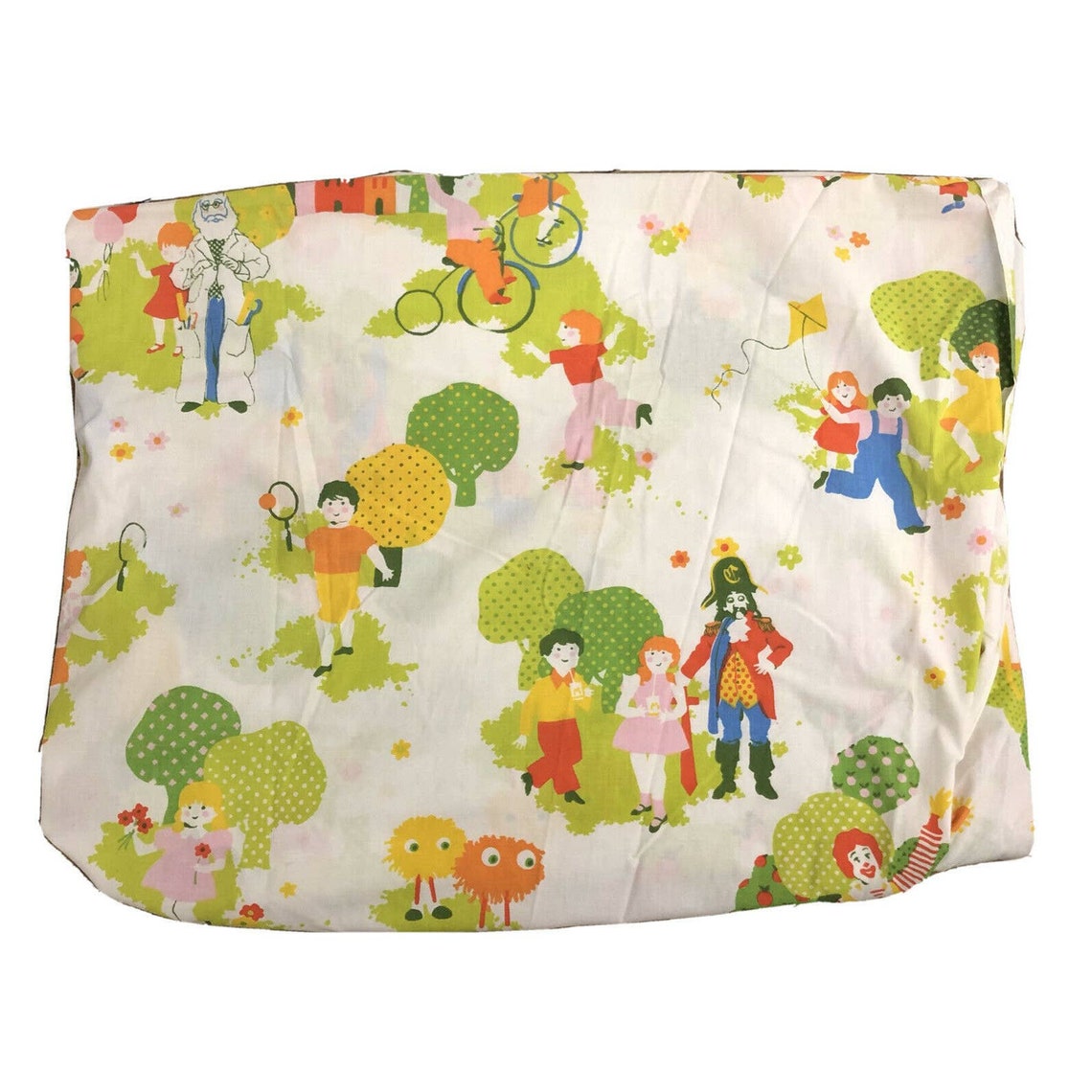 Vintage 1976 McDonalds Flat Twin Bed Sheet Ronald McDonald | Etsy