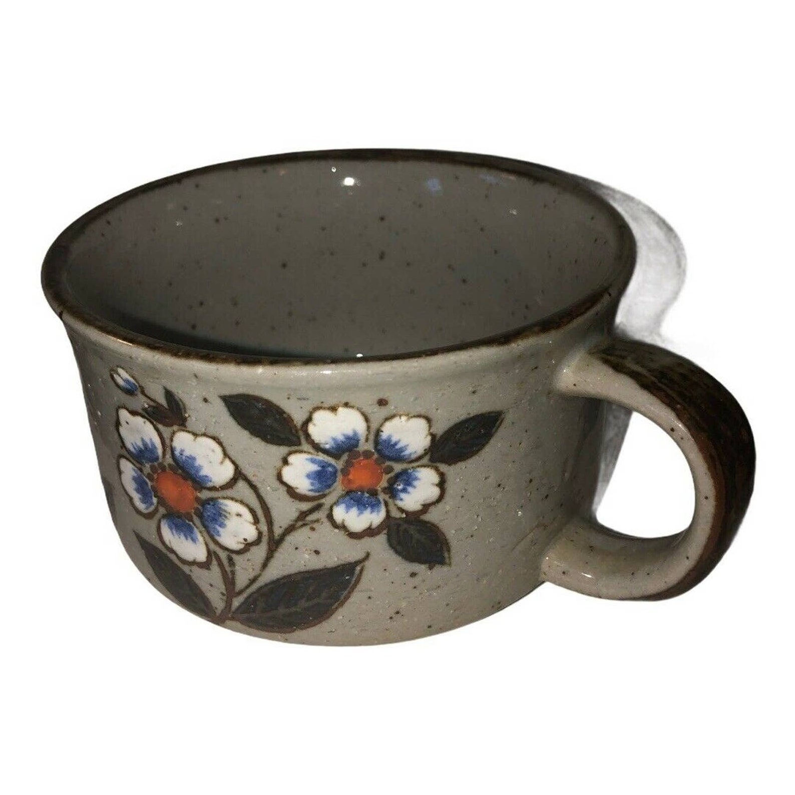 Otagiri Soup Mugs Set Of Three Various Designs Speckled Etsy