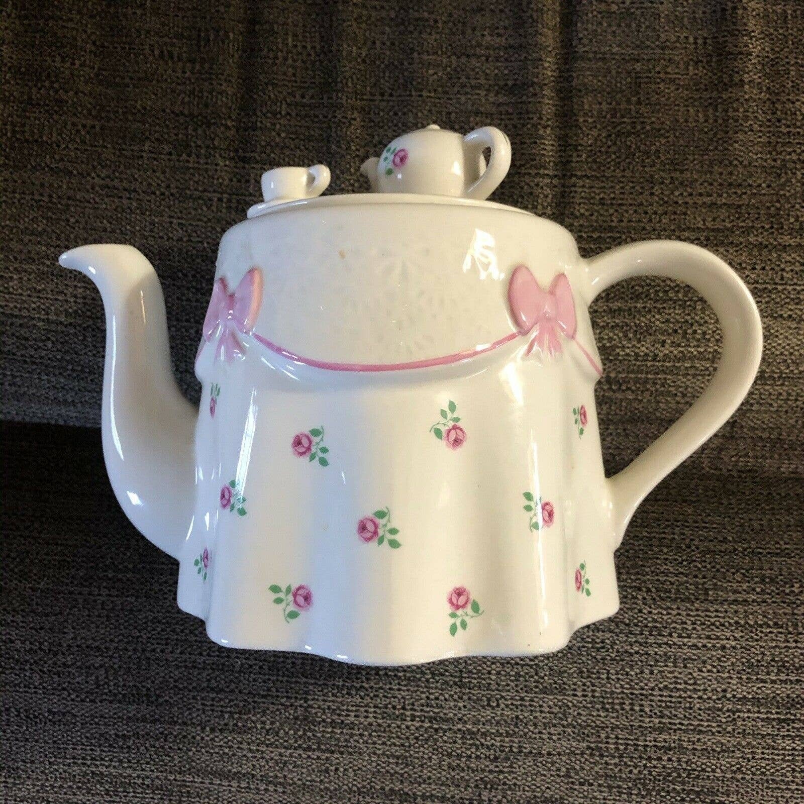 VIntage Price Kensington potteries Teapot Tea Party Tablecloth Etsy