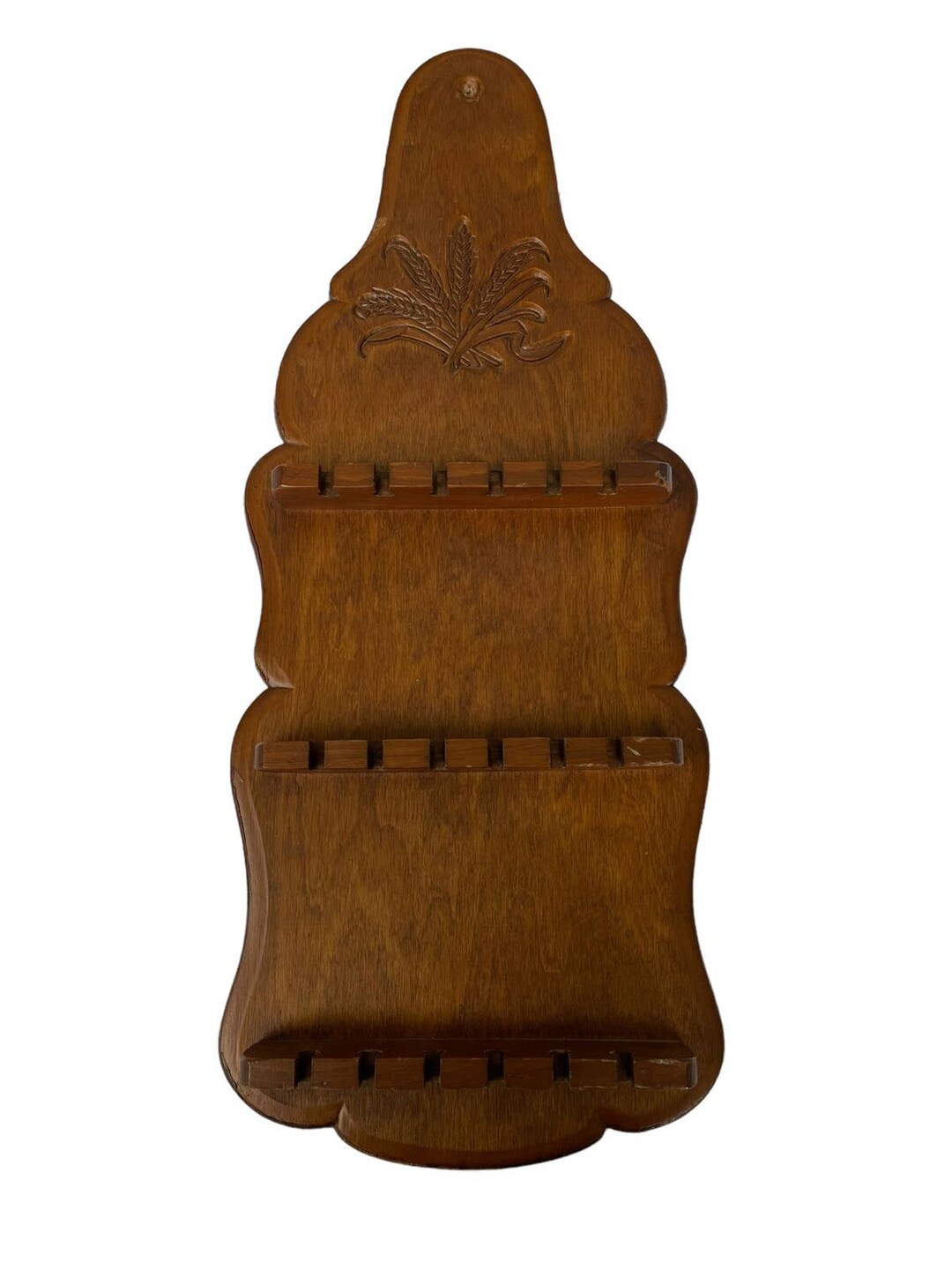 Vintage Wooden Souvenir Spoon Display Rack Country Farmhouse Etsy