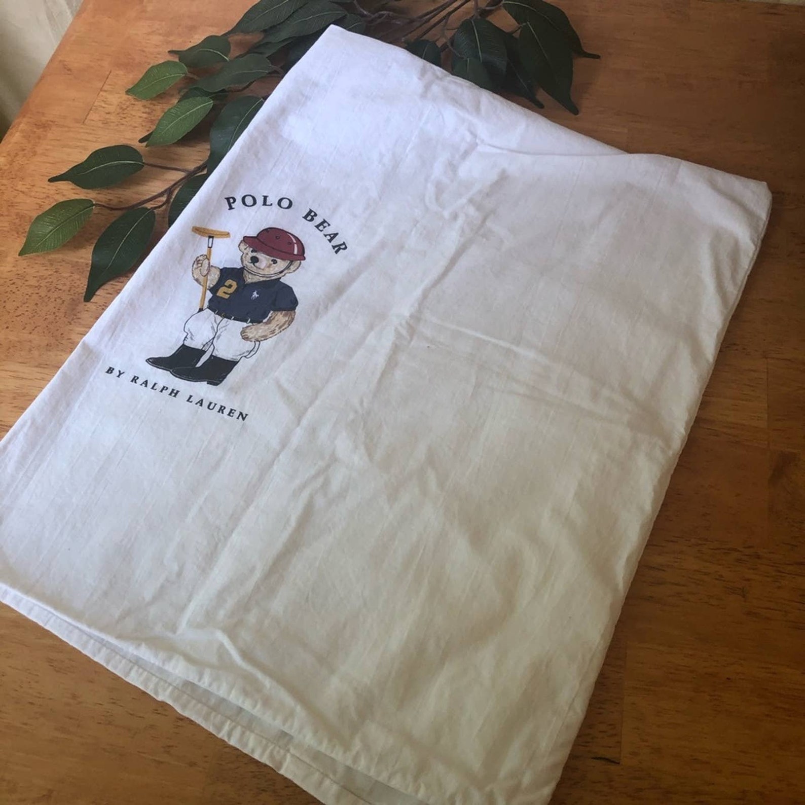 Vintage Ralph Lauren polo teddy bear pillow case standard size Etsy