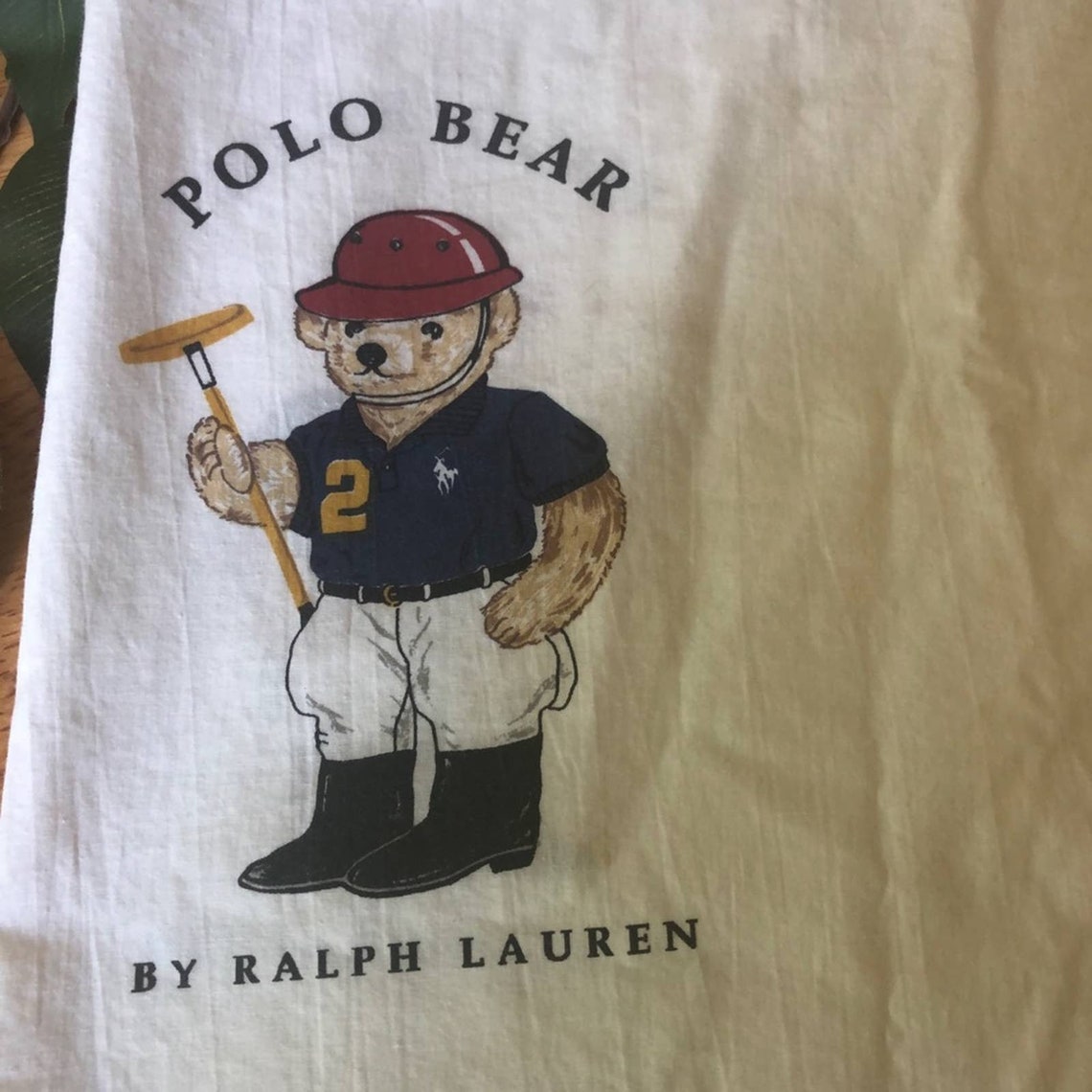 Vintage Ralph Lauren polo teddy bear pillow case standard size Etsy