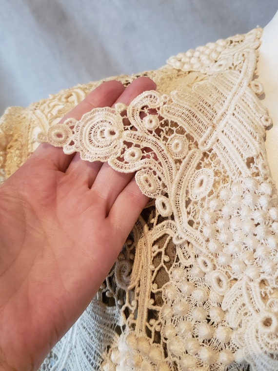 Victorian Irish Crochet 3D Antique Lace Edwardian… - image 7