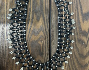 necklace handmade is made with  glass sead beads strictly by hand I can personalize   collar hecho a mano con mostacillas