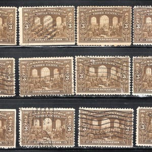 Canada - Twaalf "Fathers of Confederation"-postzegels - 1917 - SCV 27,00