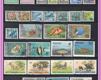 Colección de sellos de Tanzania - Commonwealth británica
