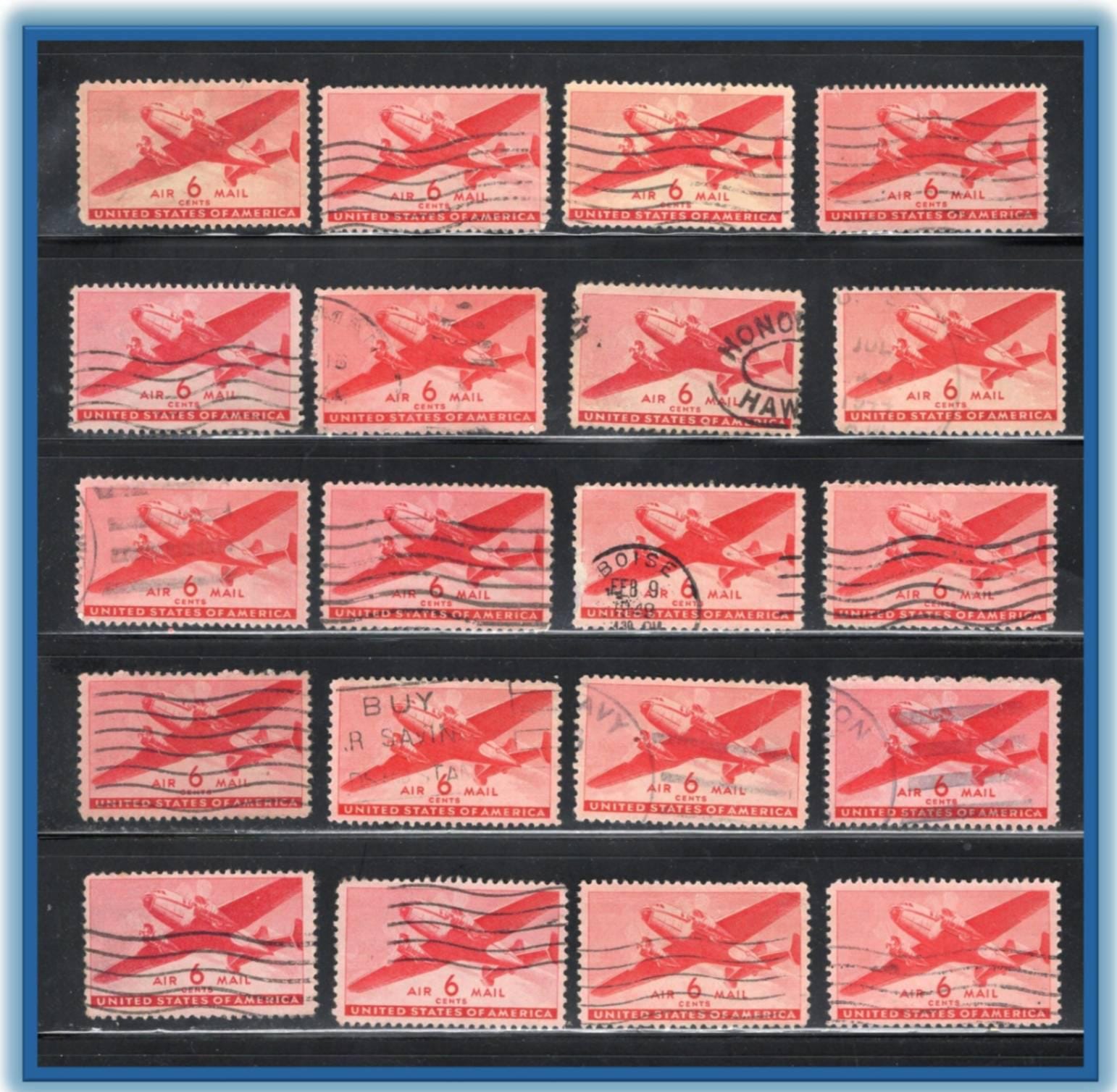 Us airmail stamps - Etsy 日本