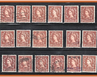 イギリス女王エリザベス2世 1952年 4ペンス切手（希少） - Etsy 日本