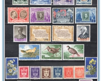 Sellos de San Marino nuevos - MH