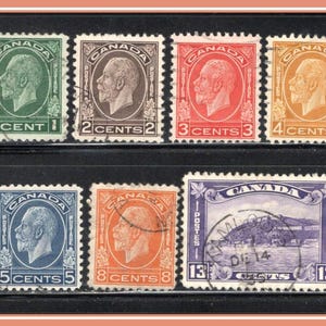 Canada Stamp Sets - 1932 King George V Set