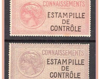 Francia - Francobolli fiscali dei primi tempi