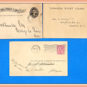 Canada Antique Postcards - Queen Victoria +