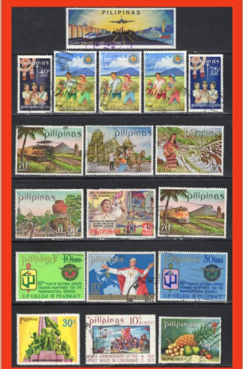 Vintage Philippine Stamps - Etsy
