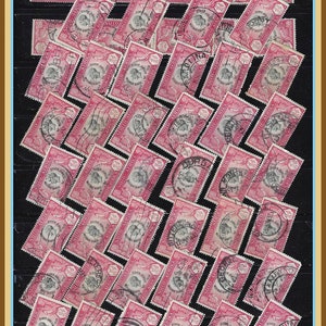 Set of 50 Vintage South Africa Stamps - 1935