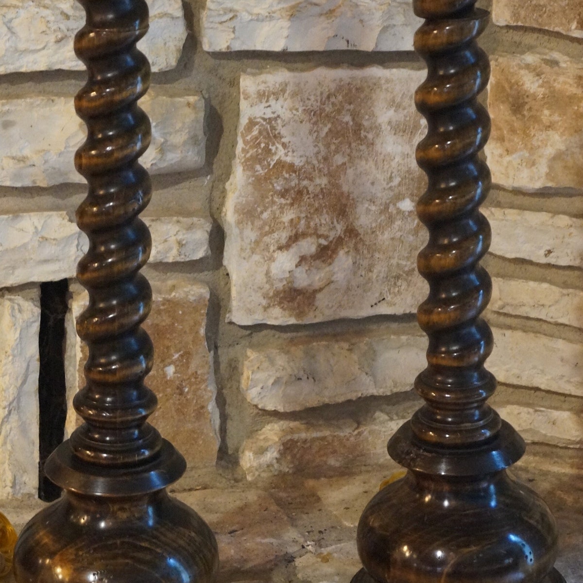 PAIR Frederick Cooper Barley Twist Lamps