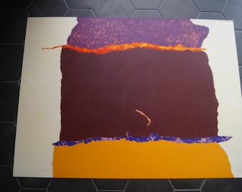 1970s Theodoros Stamos Infinity Field Screen Print - Signed & Numbered
