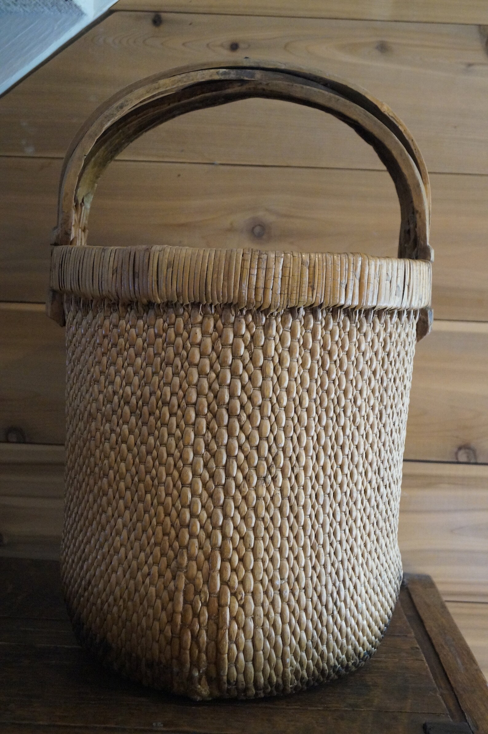 Large Antique Chinese Rice Basket Old Chinese Basket Etsy