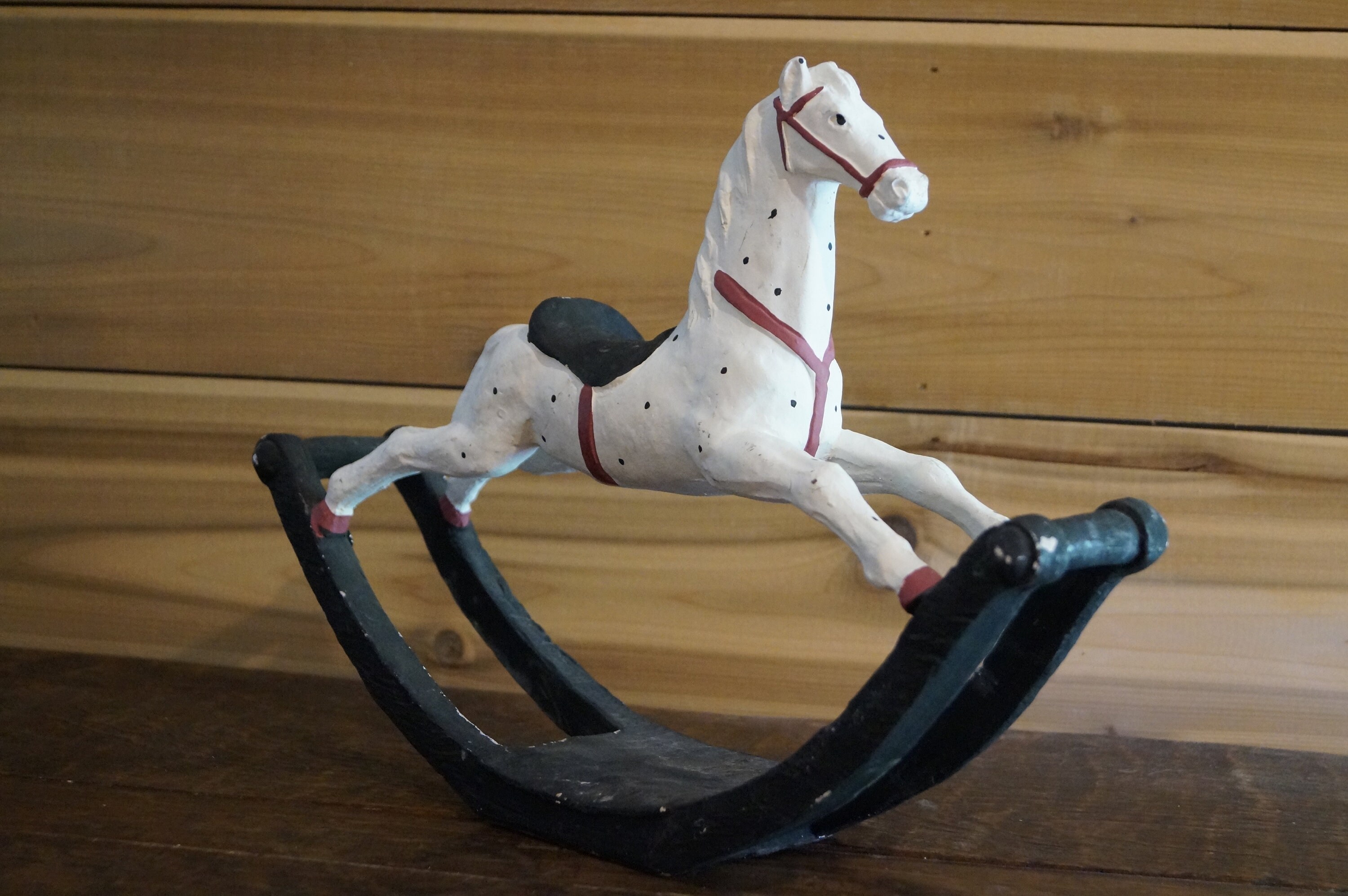 metal rocking horse