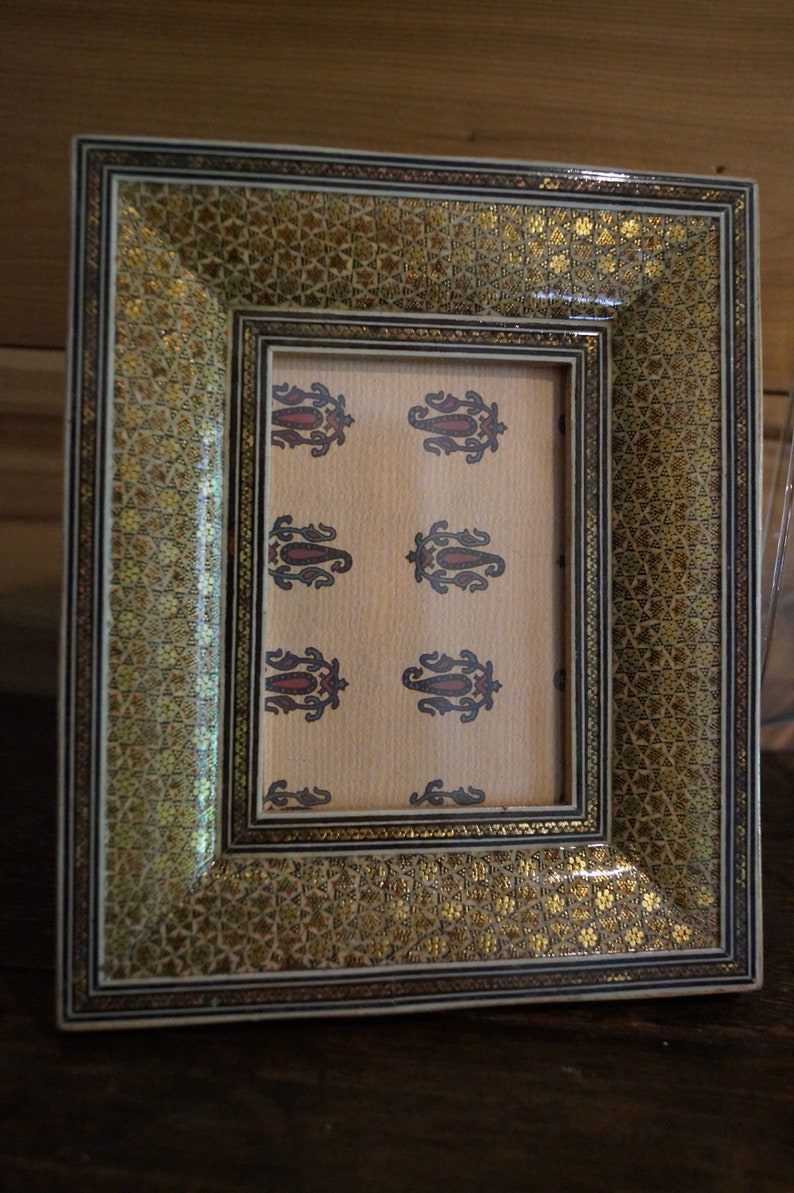 Khatam Frame Inlaid Marquetry Persian Image 0
