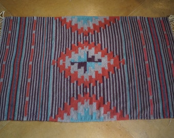 Vintage gewebter Navajo-Stil südwestlicher Wandteppich